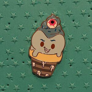Disney Pin  Hades Munchlings Mystery Series 1 Blueberry Jam Ice Cream Cone